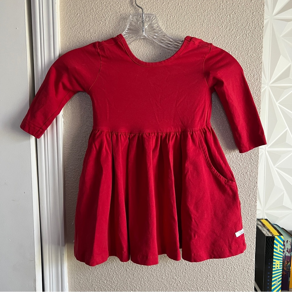 Ruffle Butts Long Sleeve Twirl Dress 3T